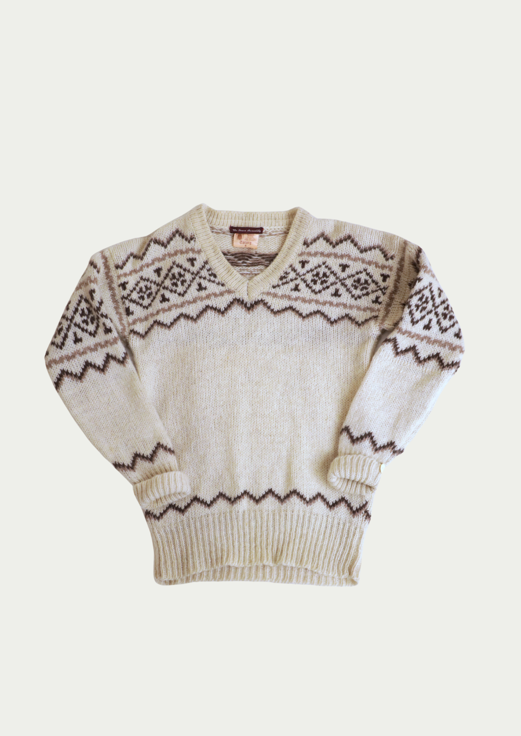 Vintage Wool Fairisle Jumper