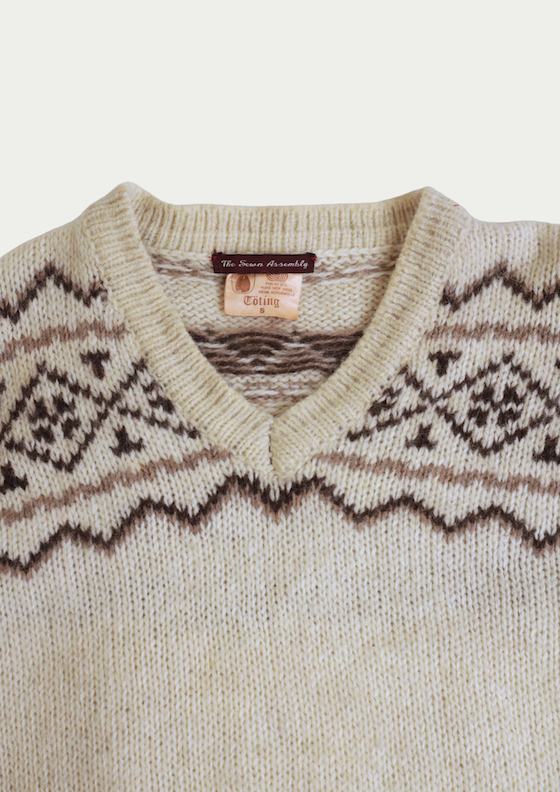 Vintage Wool Fairisle Jumper