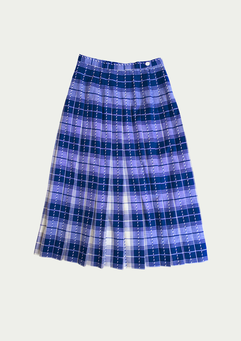 Vintage Pendleton Wool Plaid Skirt