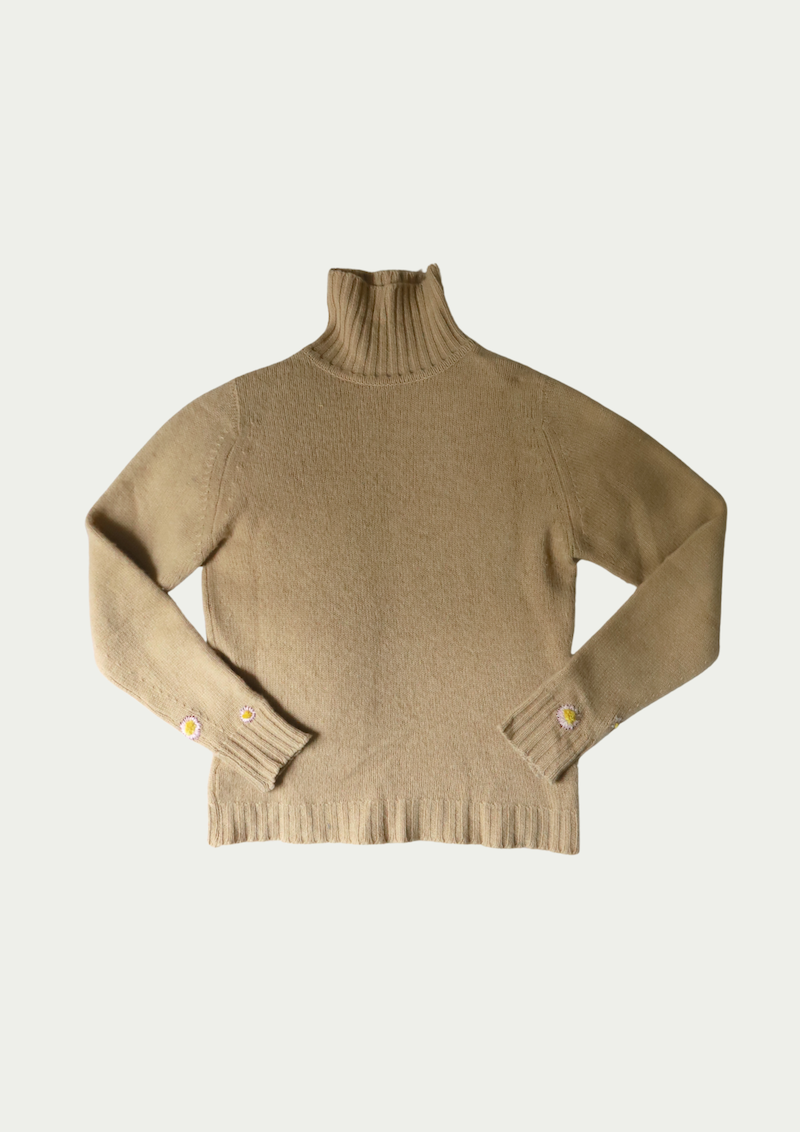 Vintage Caramel Cashmere Jumper