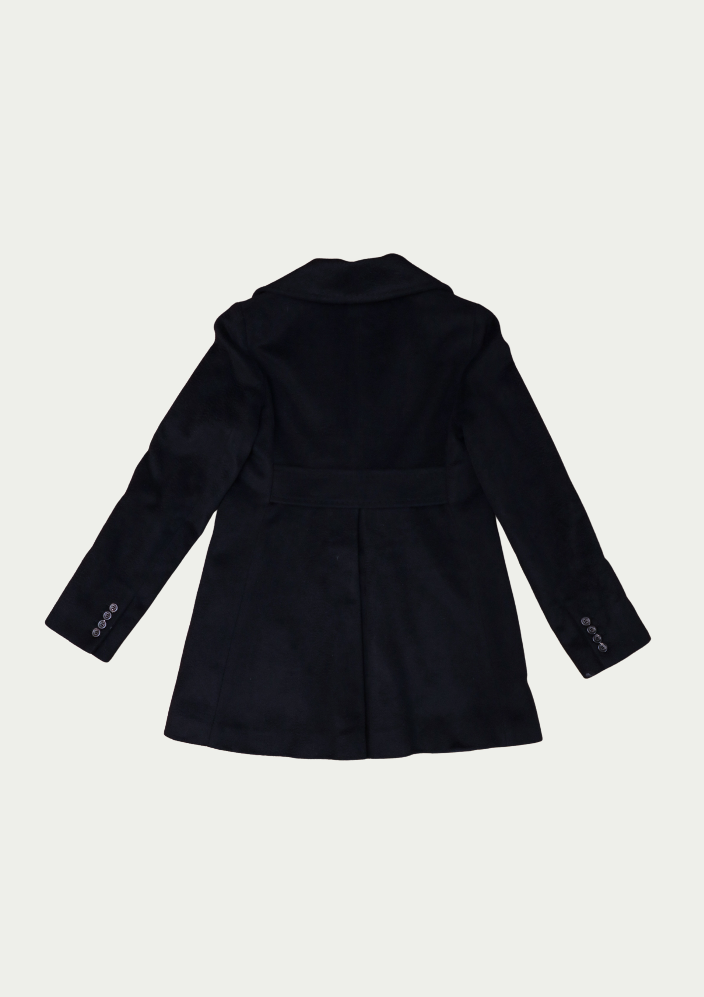 Pre-loved MaxMara Black Camel Hair Coat