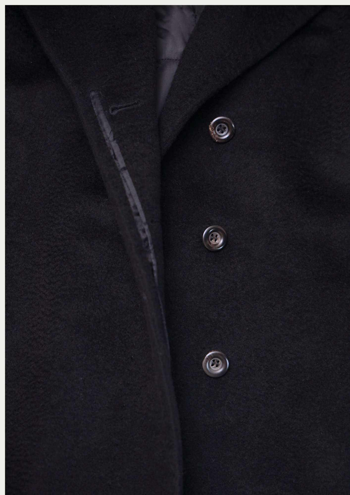 Pre-loved MaxMara Black Camel Hair Coat