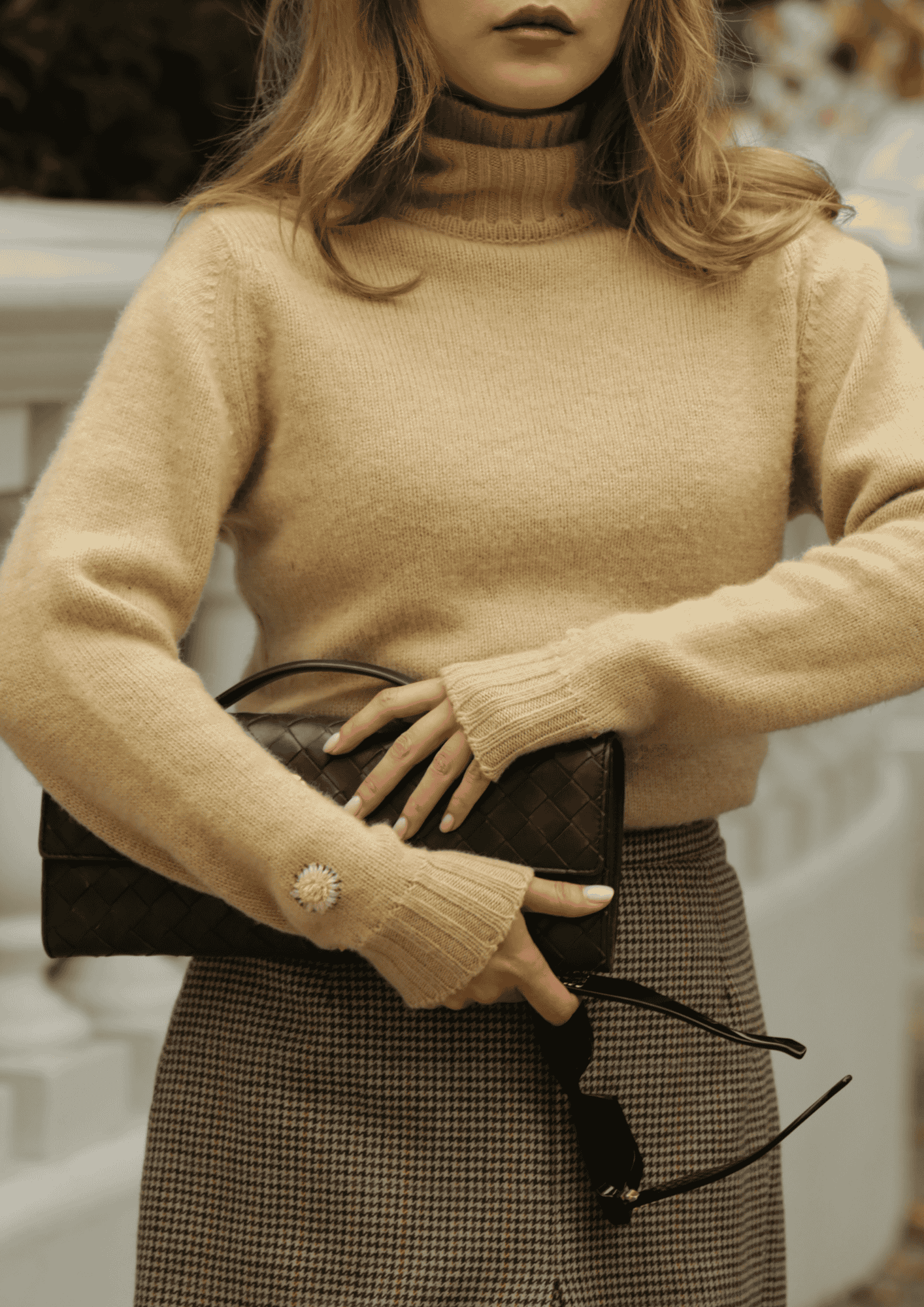 Vintage Caramel Cashmere Jumper