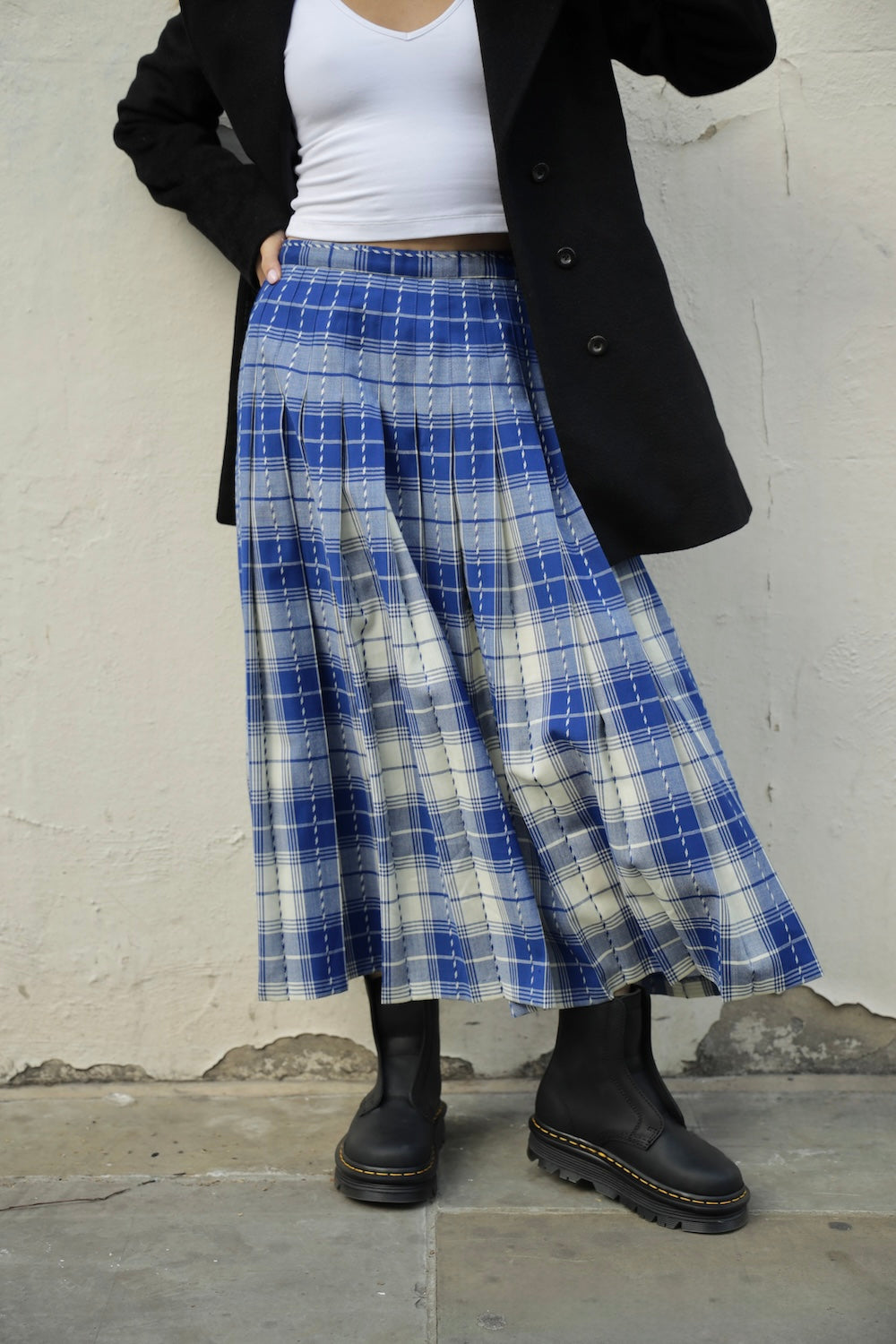 Vintage Pendleton Wool Plaid Skirt